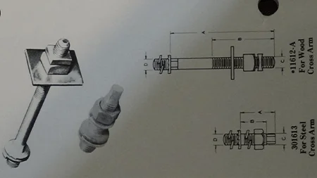 Herraje para aislador — pieza 6
